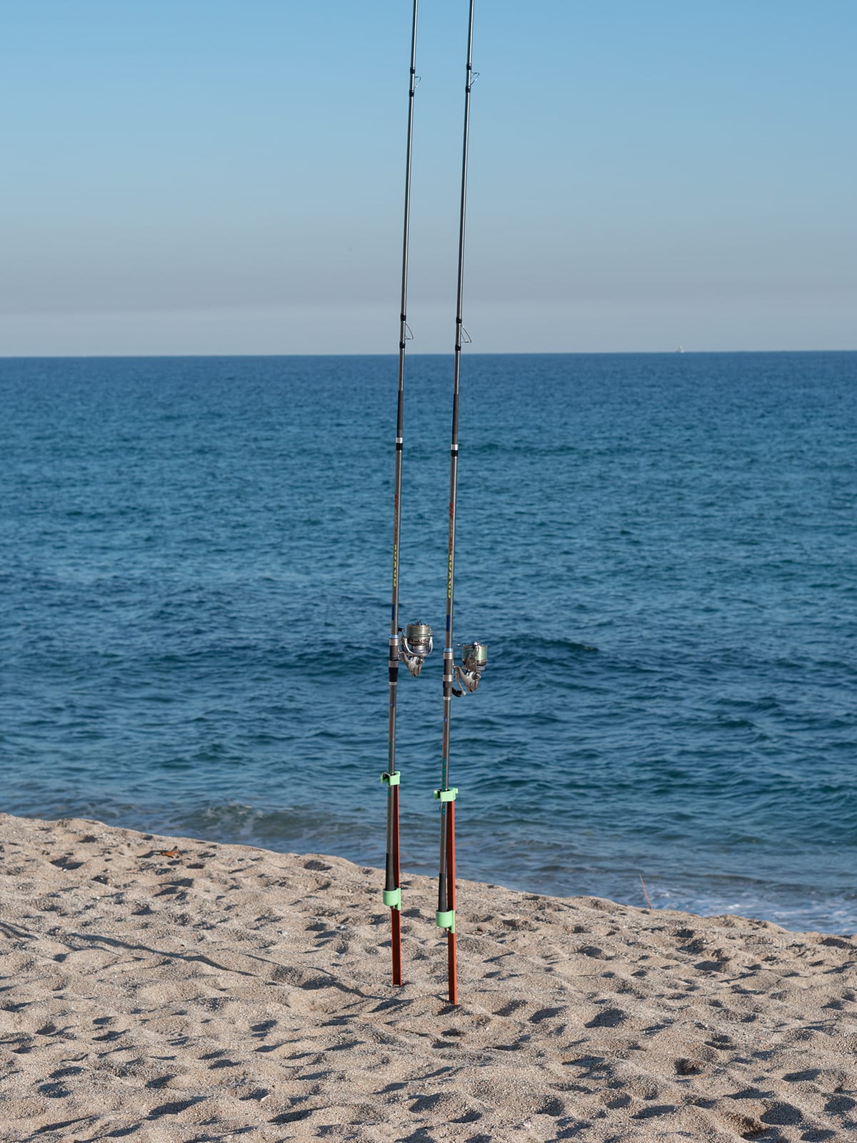 Lonesome Fishing on the Beach